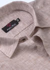 Linen CottonMustard Colour For Men's Shirts