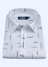 Linen Cotton Turkey Print White With Rama Exon Prints Shirts