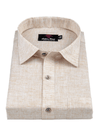 Pure Linen Cotton Khadi Shade Natural Light Colour for Men's Shirt