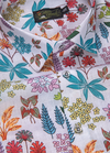 Linen Rusiyano Digital Printed White With Rama. Colour Flower Print Men’s Shirt