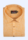 Linen CottonMango Colour For Men's Shirts