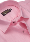 Sunset Royal Linen Light Pink Colour Mens Shirt