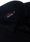 Blended Linen 60 Lea Jet Black Shirt for Men