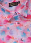 Linen Rusiyano Digital Print Pink Sky Multicolour Men’s Shirt