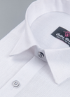 100% Matty Cotton Pure White Shirt for Men's