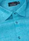 Pure Linen Cotton Khadi Sky Blue Colour for Men's Shirt