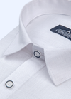 Linen Casa Pure White Men's Shirt