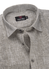 Pure Linen Light Cream Mehndi Colour New Men’s Shirt
