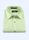 Pure Linen Cotton Khadi Shed Parrot Colour