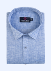 Linen CottonLight Blue Colour For Men's Shirts