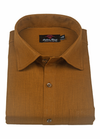 Linen 60 Lea Classic Rust Dark Colour Men’s Shirt