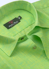 Linen CottonLight Parrot Colour For Men's Shirts