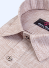 Linen CottonMustard Colour For Men's Shirts