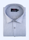100% Cotton Matty Cloth Grey Colour Men's Shirts