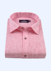 Pure Linen Pink Colour Men's Shirt