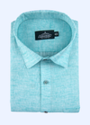Pure Linen Cotton Khadi Shed Sky Blue Colour Shirt