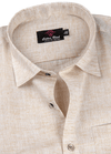 Pure Linen Cotton Khadi Shade Natural Light Colour for Men's Shirt