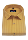 Linen 70% Lee Norwey Lining Mango Colour Shirt for Men