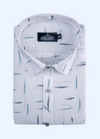 Linen Cotton Turkey Print White With Rama Exon Prints Shirts