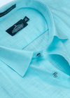 Linen Royal Ice Blue Dark Colour