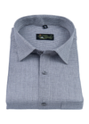 Linen Jute Grey Colour Shirt For Men