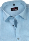 Layocell Linen Small Lining Ice Blue Colour Men’s Shirt