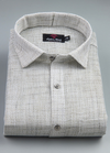 Linen Jute Mehndi Touch Colour Men's Shirt