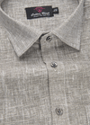 Pure Linen Light Cream Mehndi Colour New Men’s Shirt