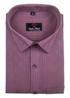 Linen Jute Wine Colour with Golden Line Shirt for Men