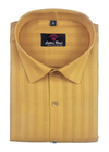 Linen 70% Lee Norwey Lining Gold Colour Shirt for Men