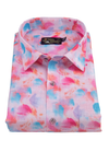 Linen Rusiyano Digital Print Pink Sky Multicolour Men’s Shirt