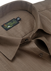 Sunset Royal Linen Brown Colour Mens Shirt