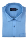 Blended Linen 60 Lea Ice Blue Shirt for Men