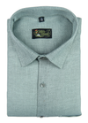 Linen Jute Mint Colour Shirt For Men