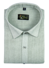 Linen Jute Light Pista Colour Shirt For Men