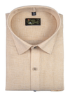Linen Jute Cream Colour Shirt For Men