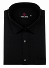 Blended Linen 60 Lee Jet Black Shirt for Men