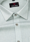 Layocell Linen Small Lining Light Pista Colour Men’s Shirt