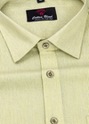 Layocell Linen Small Lining Light Lemon Colour Men’s Shirt