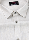 Layocell Linen Small Lining Cream Colour Men’s Shirt