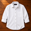 Linen Jute Pure White Colour Men's Shirt